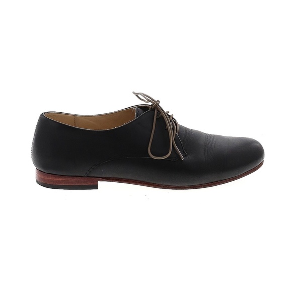Nisolo Black Leather Oxfords size 8.5 - Picture 1 of 2